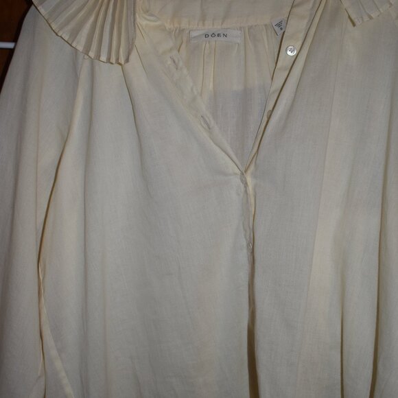 Doen Size Small NWOT Blouse Aster Mother of Pearl - Picture 3 of 6